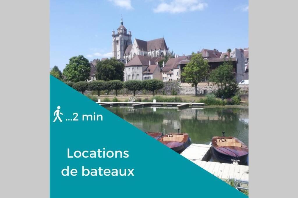 Le Canal Parking Gratuit Home-One Dole Extérieur photo